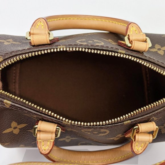 SOLD Louis Vuitton Monogram Speedy Nano Crossbody - Picture 2 of 8